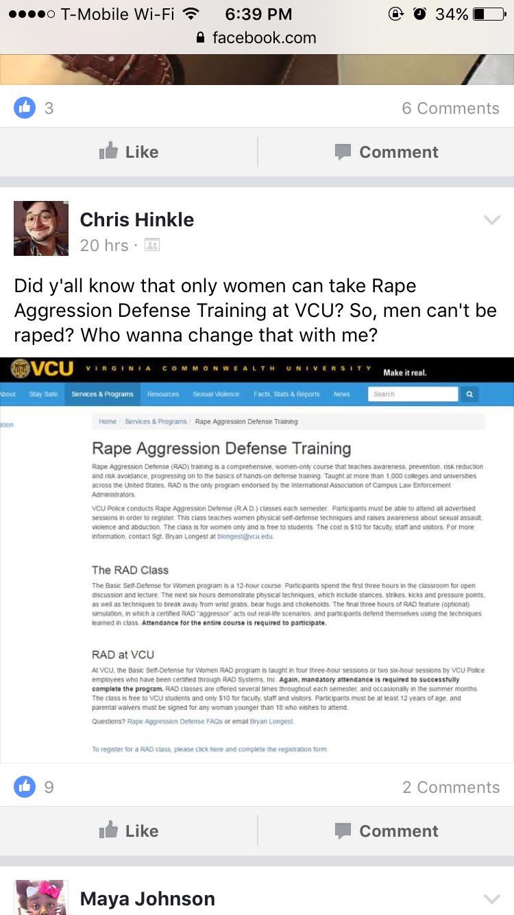 VCU_Facebook groups