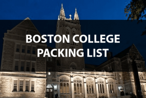 What to Bring to Boston College: The Move In Day Packing List