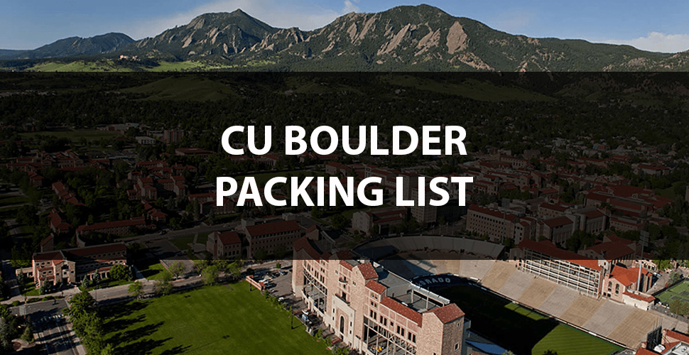 What to Bring to CU Boulder The Move In Day Packing List OneClass Blog
