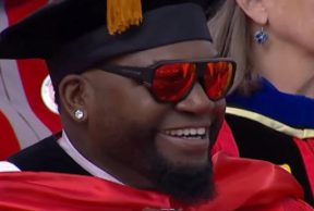 David Ortiz got an honorary degree from Boston University over the weekend