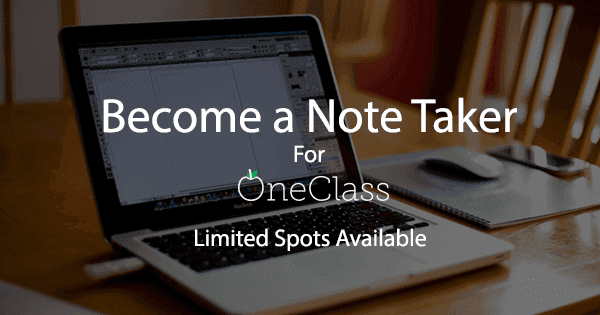 Become a Notetaker at the University of Houston