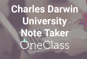 Become a Charles Darwin University Note Taker