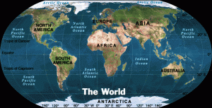 Map of the world