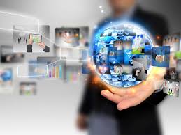 This image is of a student fluent in technology.