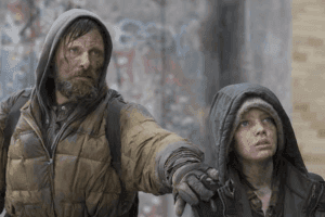 the walking dead scene