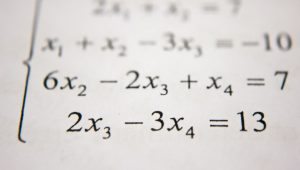 An image of an algebraic equation.