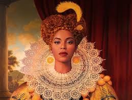 An art piece of Beyoncé.