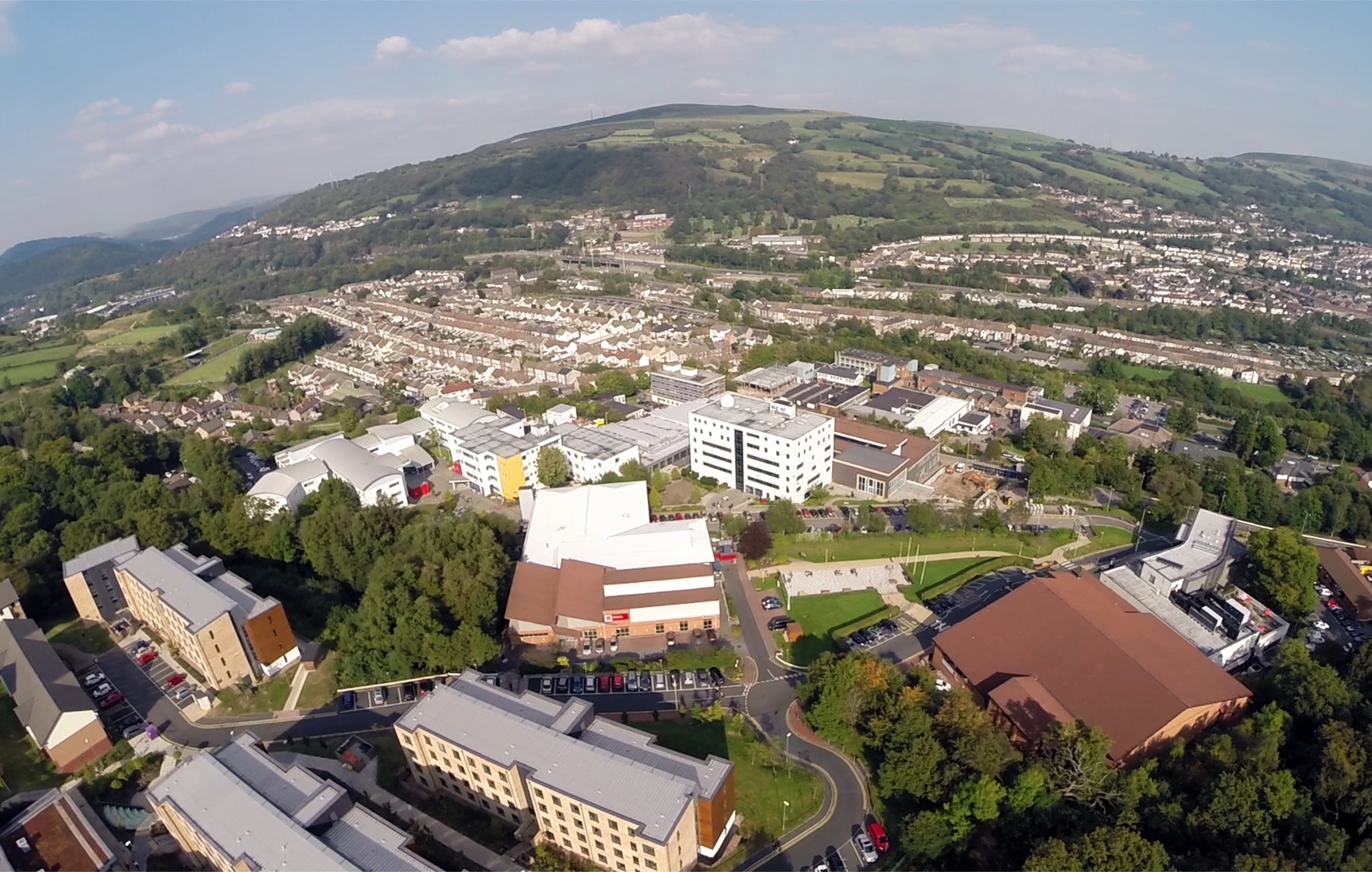 The aerial view of USW