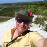 This image shows Dr. Gontz out in the field.