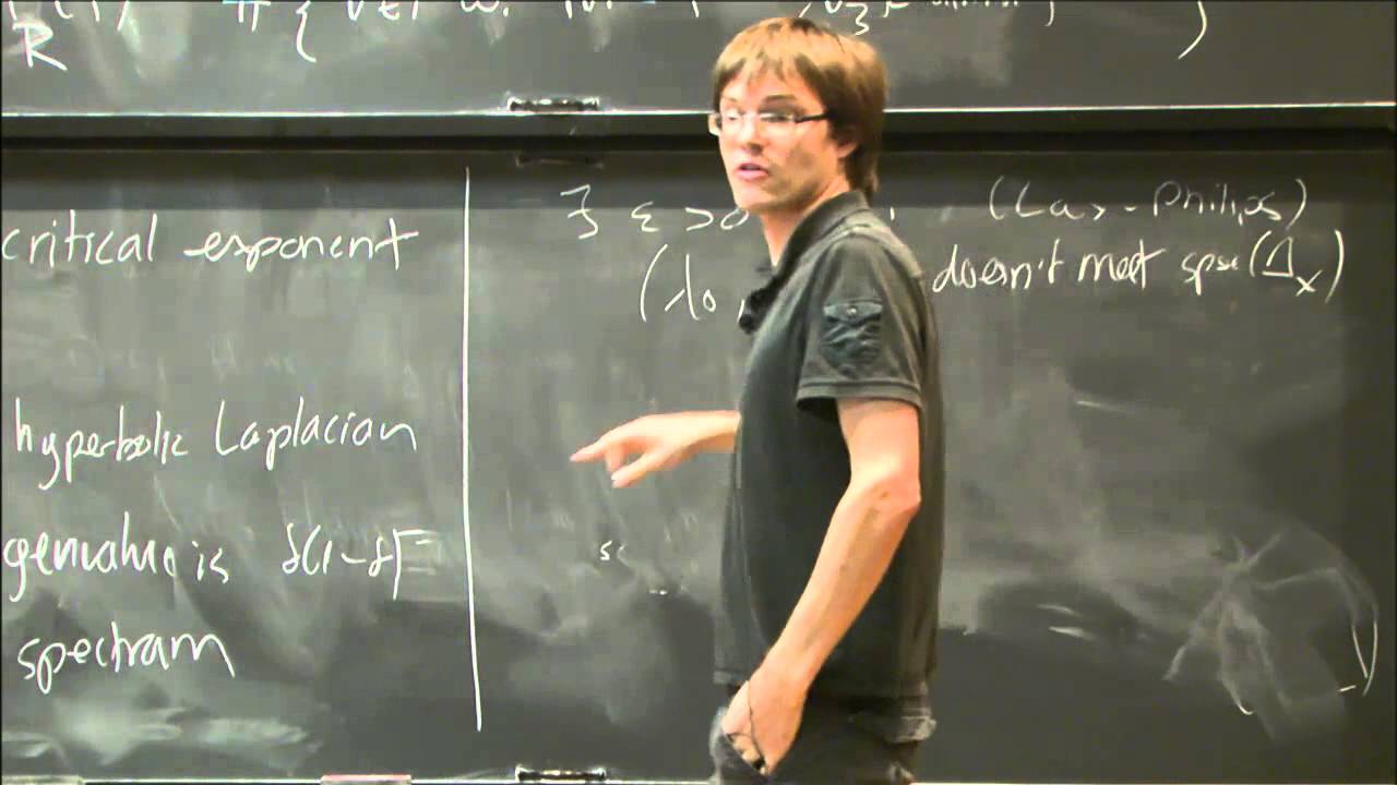 This image shows Professor Winter teaching his students.
