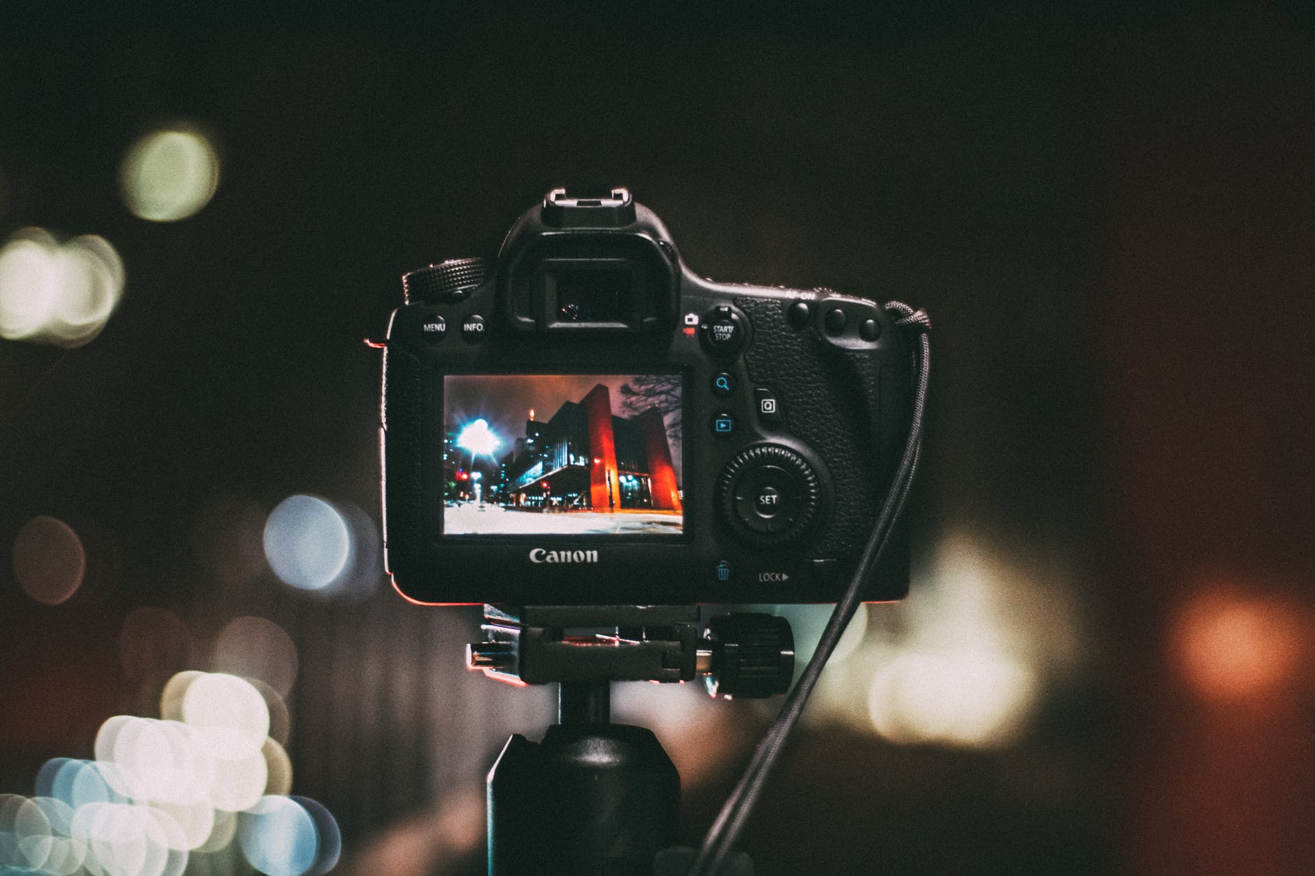 a Canon camera