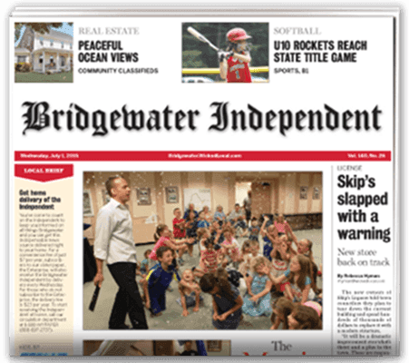 Bridgewater newspaper headline