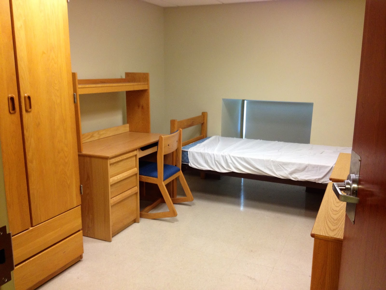 an empty dorm