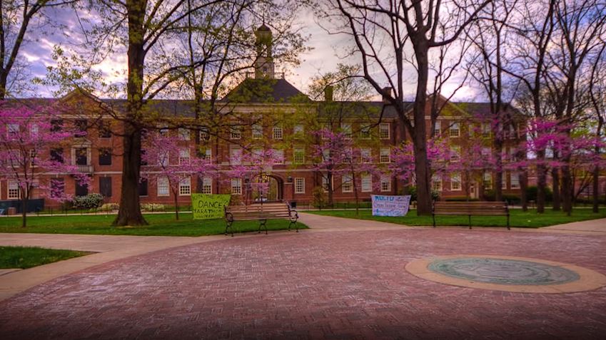 The main building at Miami University