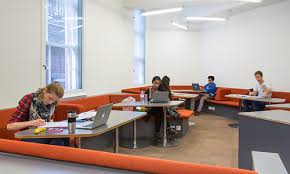 A study space for students to do work in