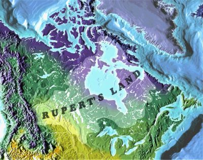 Rupert's Land map