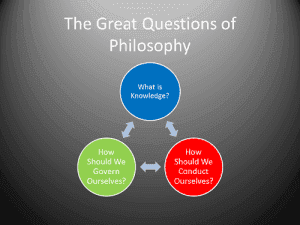 Cal Poly Pomona_Philosophy_The Great Questions of Philosophy