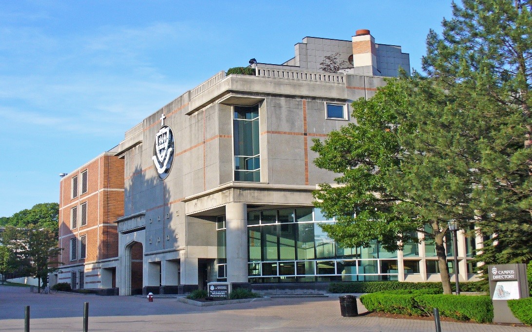 Weinberg Memorial Library – side view