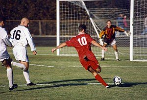 People playing football