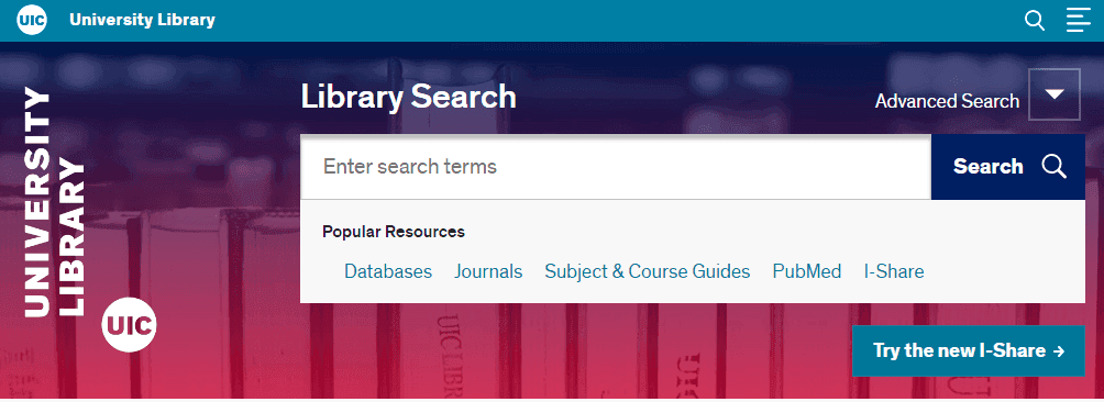 Library search