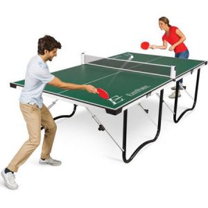 people playing table tennis