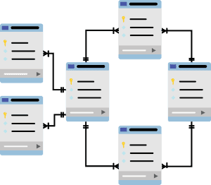 Various connected databases