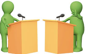 people debating
