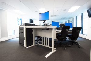 Wheelchair-accessible computer workstations