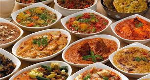 varieties of Indian food