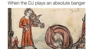 meme about DJ playing good song