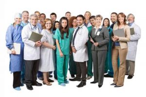 Image of a group of health care teams