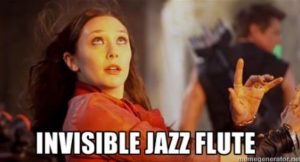 meme about jazz flute