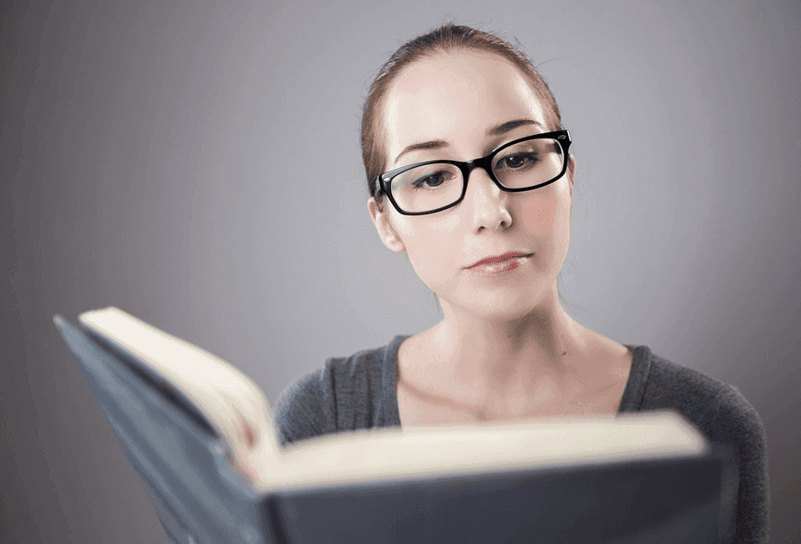 librarian with glasses