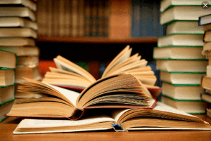 pile of books