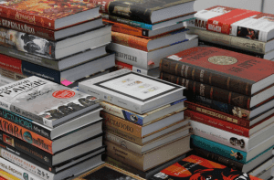 stack of books