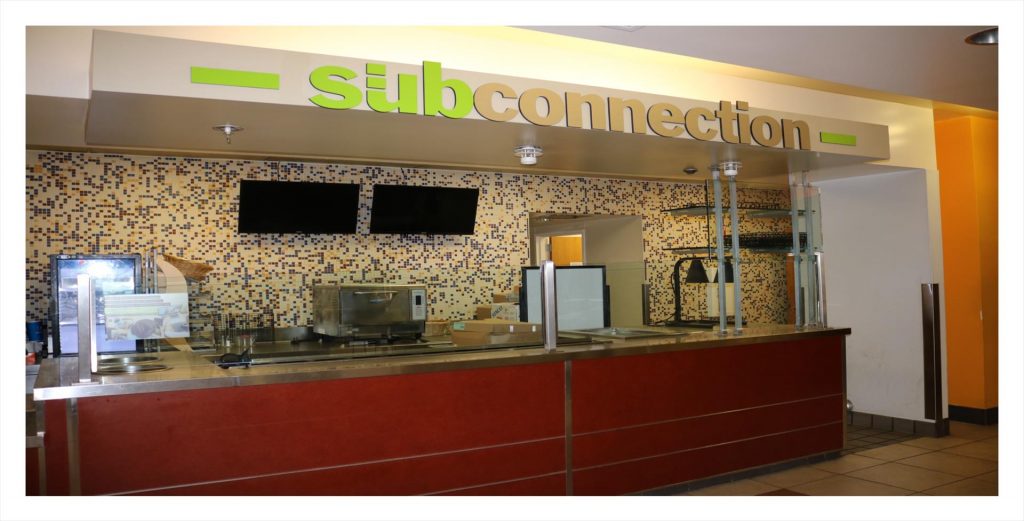 Counter area of Sub connection
