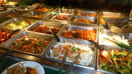 food variety at dragon-buffet