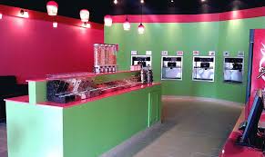 indoor counter of daydreem yogurt