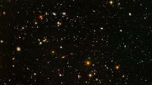 A picture of stars and galaxies