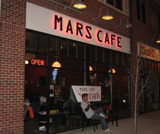 Mars Cafe is an ideal drinking joint