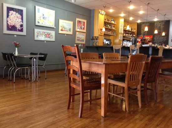 The interior of Tru Café