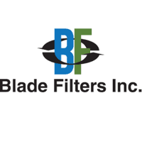 blade filters inc. logo. a startup that supplies carbon air filters that are easily replaceable.