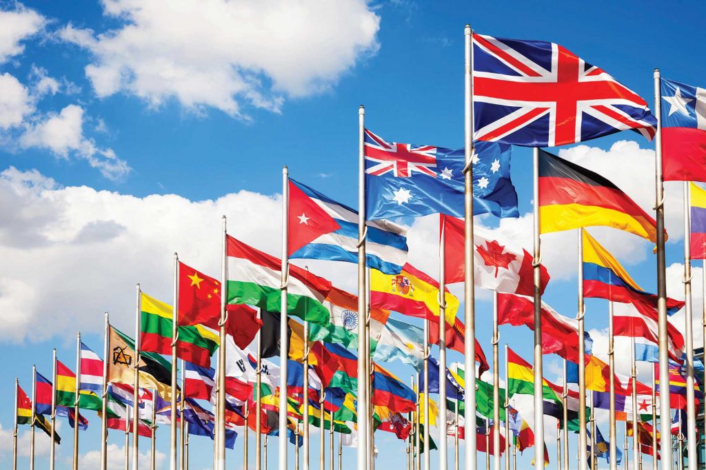 flags of different countries