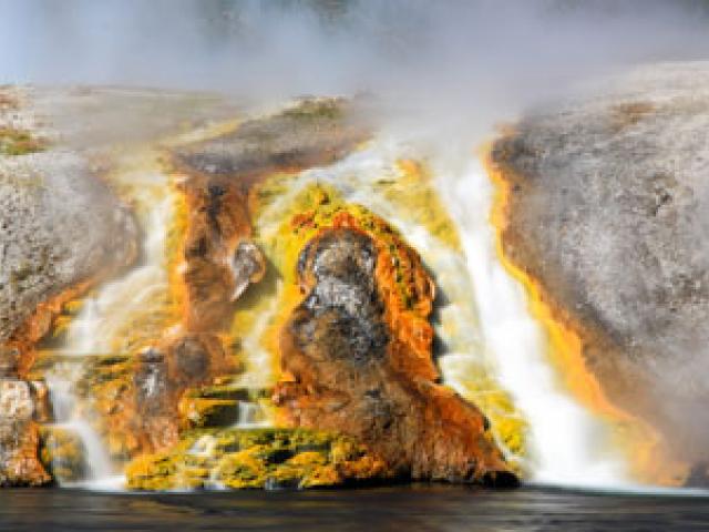 natural reaction taking place on the land