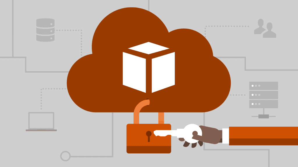 secure software represented with a cartoon image