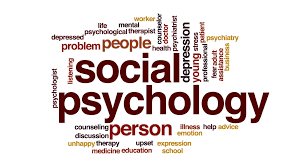 social psychology word cloud with related words