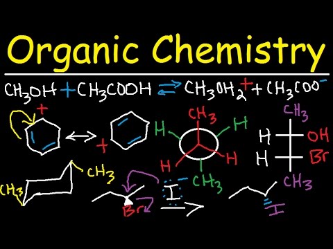 This picture shows a formula for an organic chemistry equation
