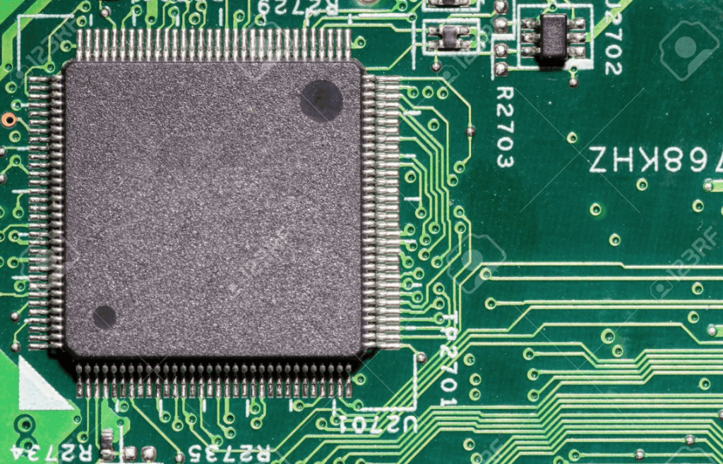 a computer processing chip