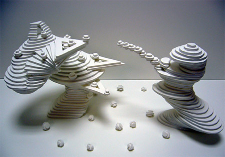 A sculptural art piece