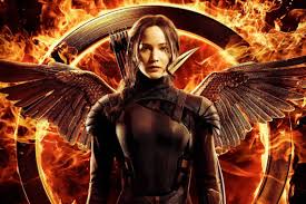 Picture of Katniss Everdeen, the teenage star of the acclaimed YA dystopian series, The Hunger Games.